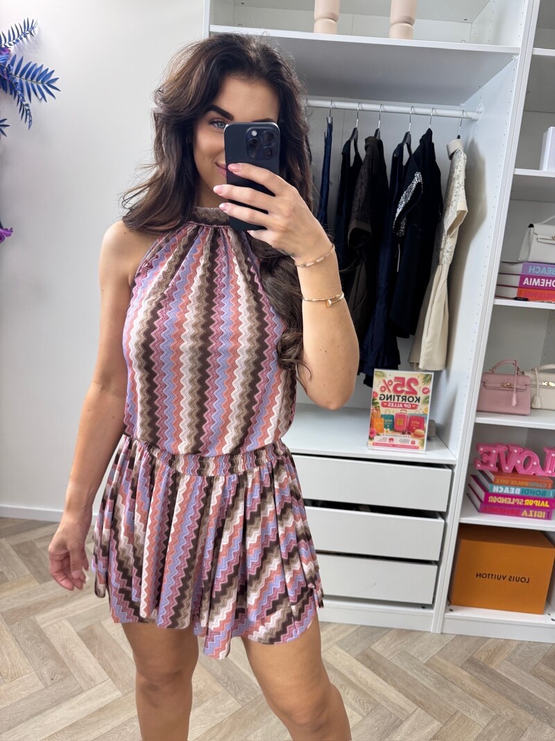 Jumpsuit May Zigzag Choco