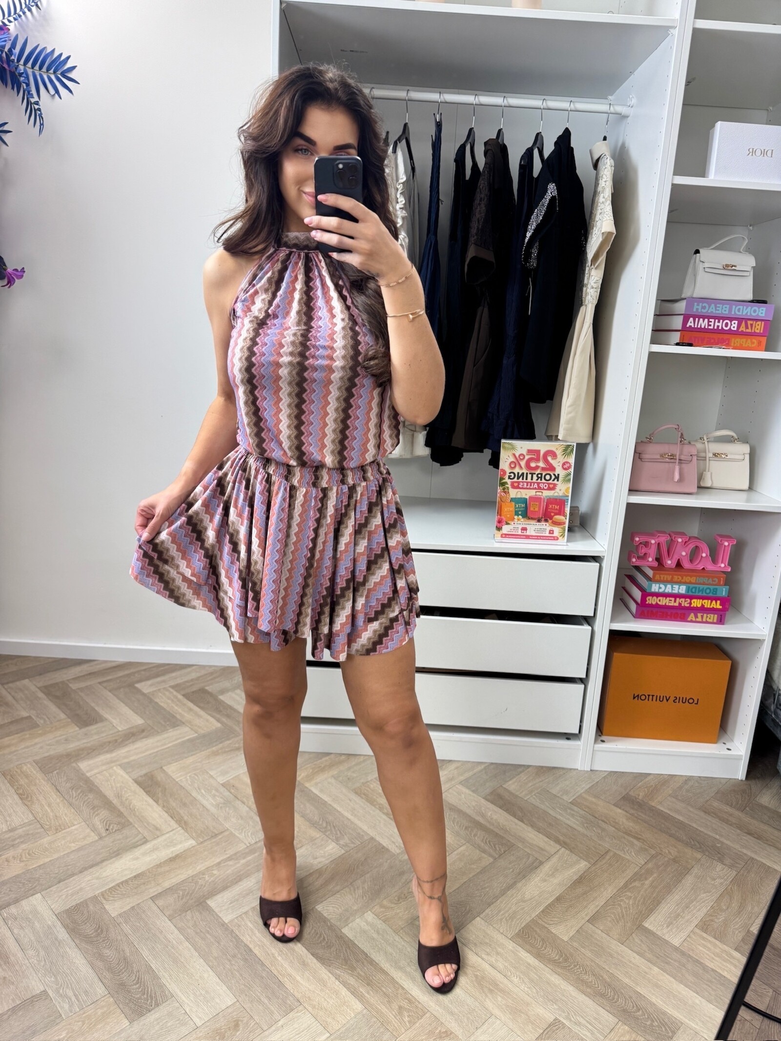 Jumpsuit May Zigzag Choco