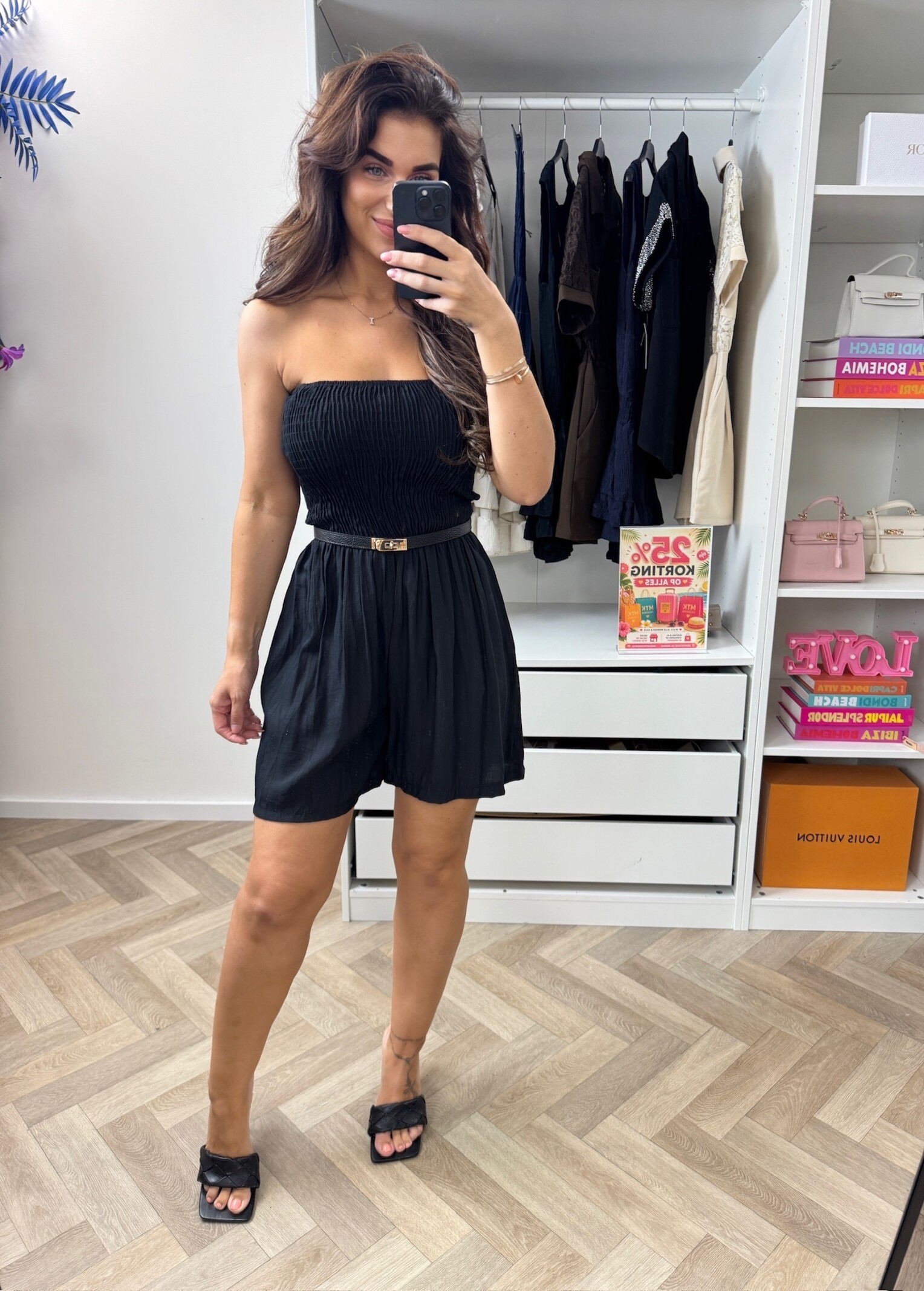 Strapless Jumpsuit Basic Black