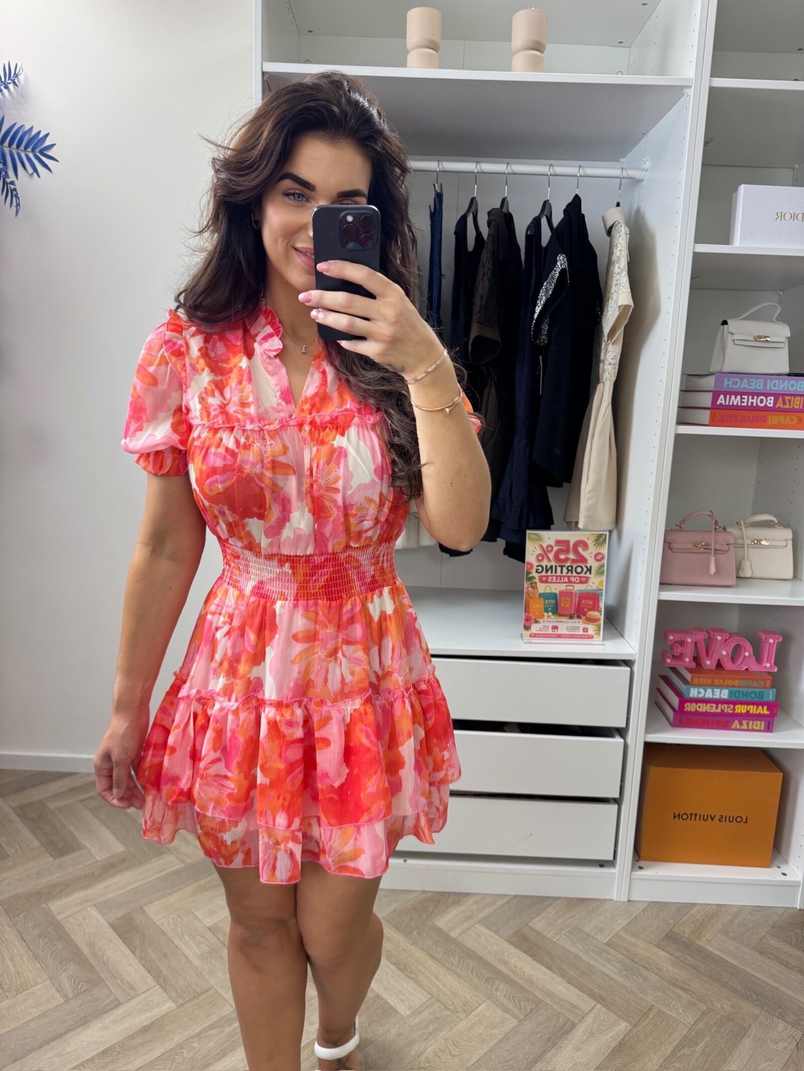 Dress Blooming Koraal CY4977A