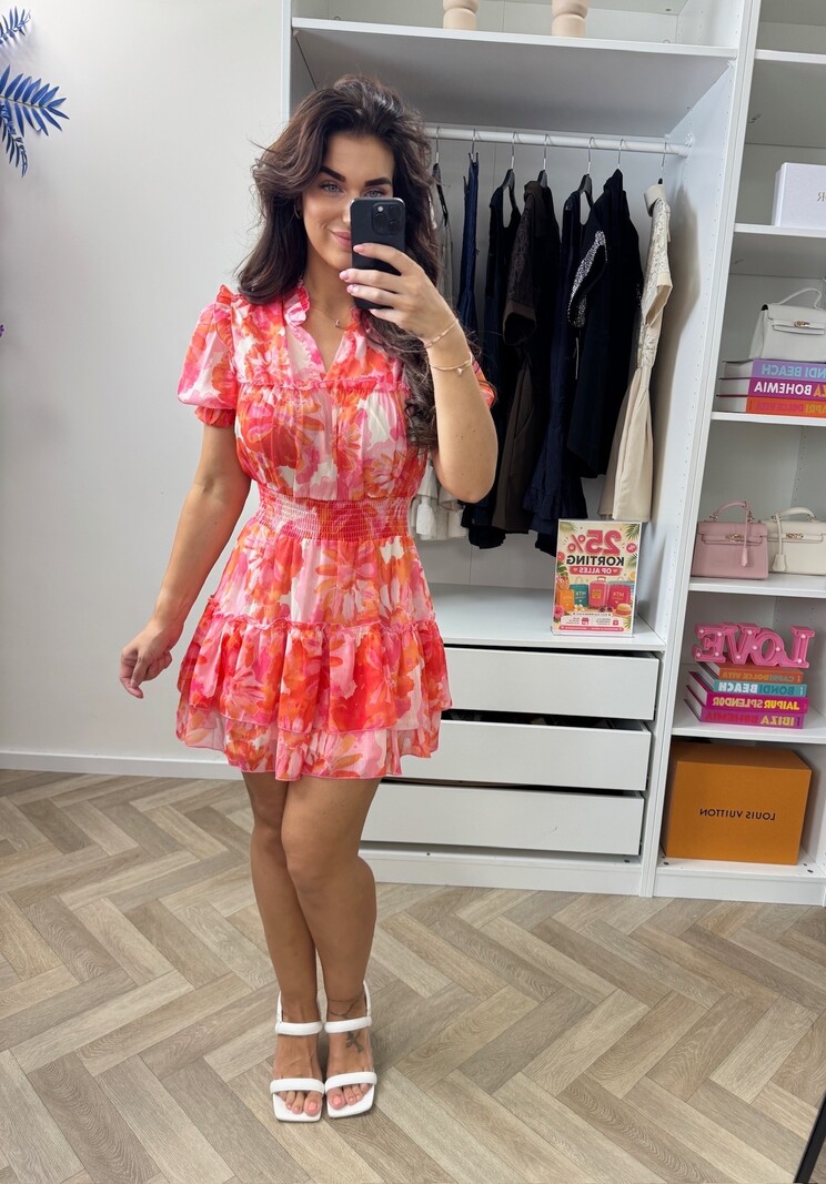 Dress Blooming Koraal CY4977A