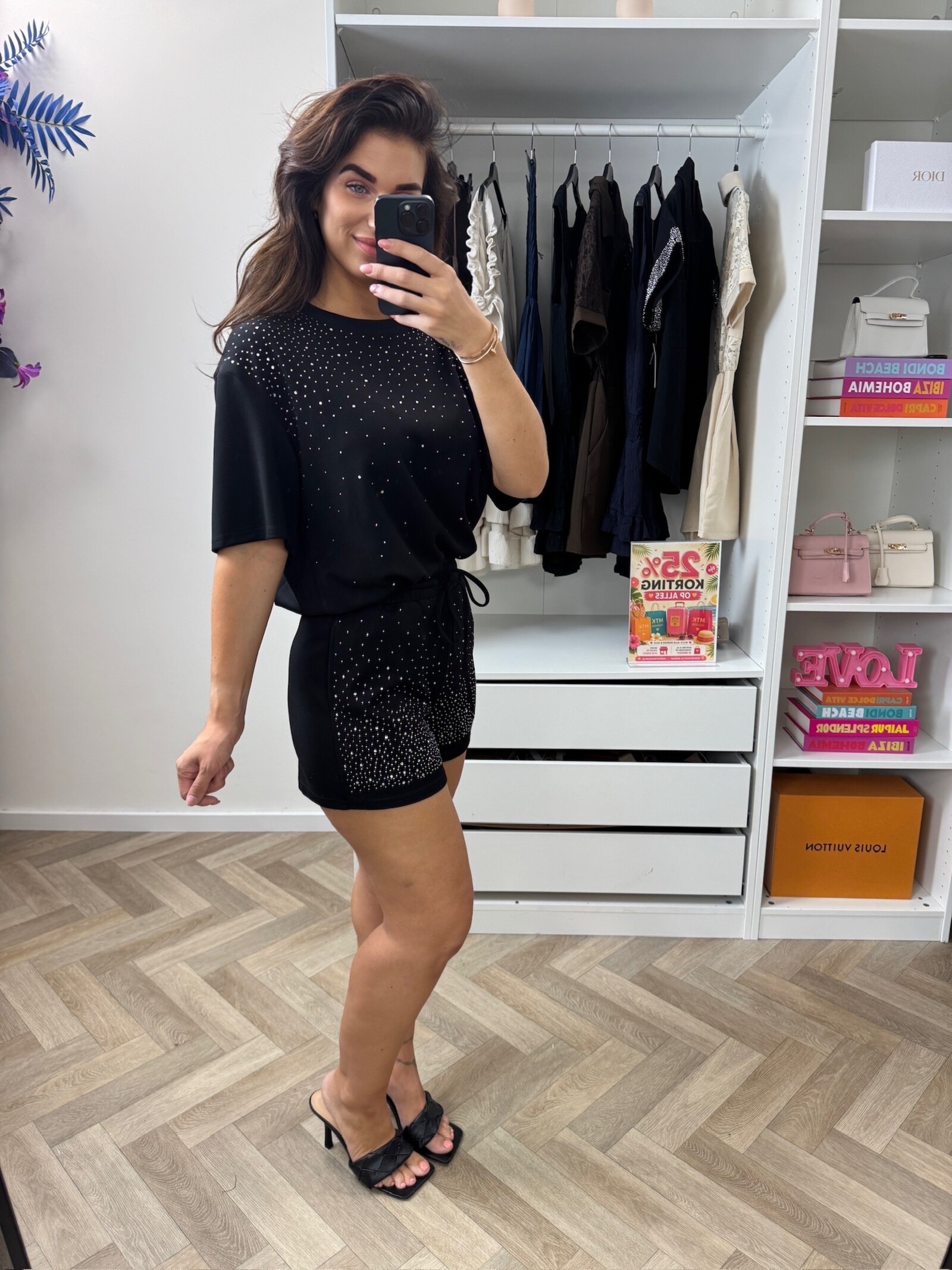 2 Delige Set Diamonds By Swan Black 10579