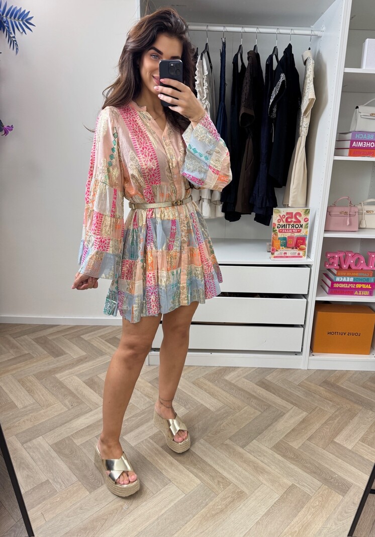 Dress Ibiza Gold  Beige 9115