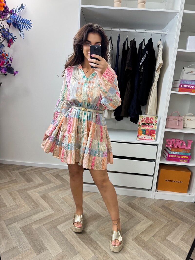 Dress Ibiza Gold  Beige 9115