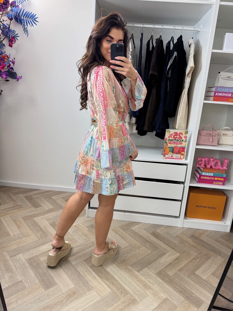 Dress Ibiza Gold  Beige 9115
