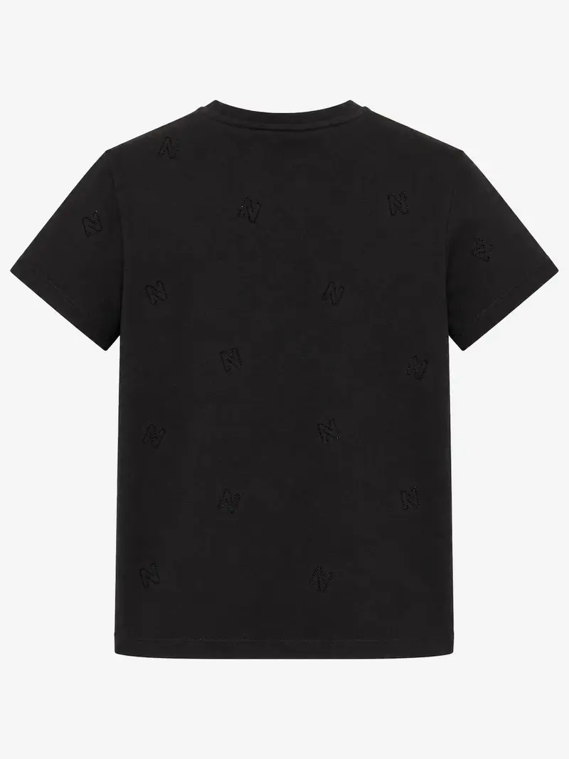 Allover N Strass T-shirt Black Nikkie