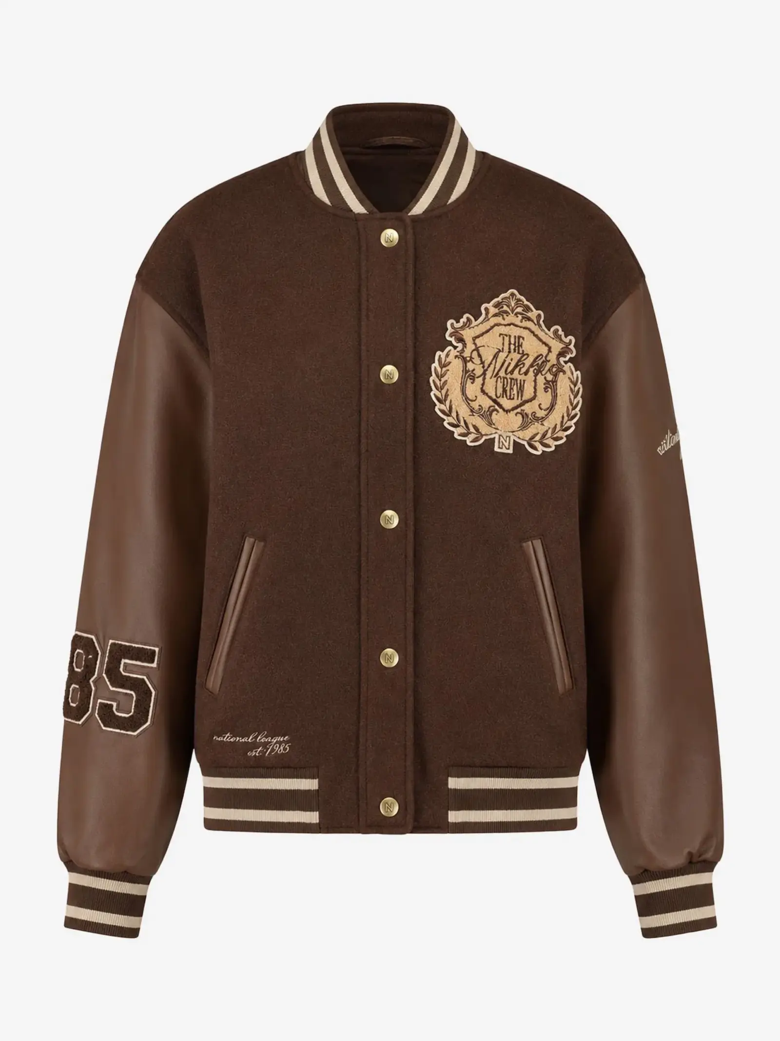 Nikkie Audra Bomber Jacket Chocolate Martini