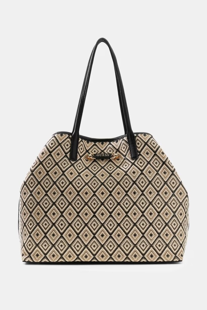 2 in 1 Tote Bag Sophia Black Guess 1161