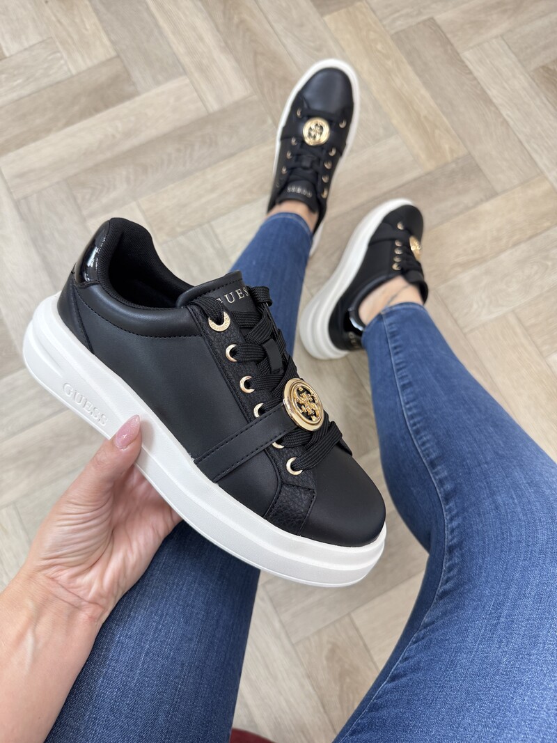 Sneakers Erizo Black Gold Guess 1390