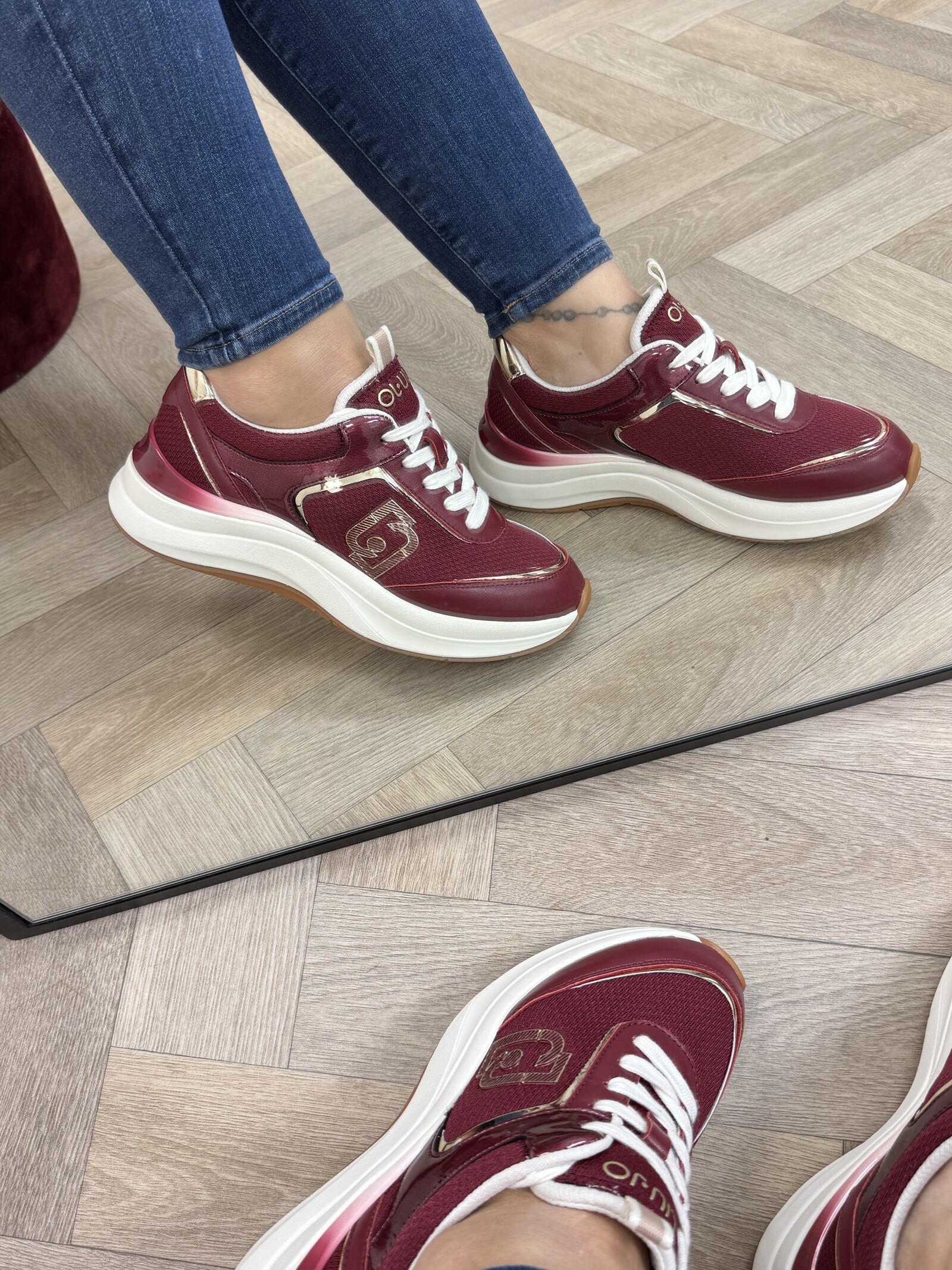 Liu-Jo Sneakers Stardust Bordeaux Liu Jo 2019