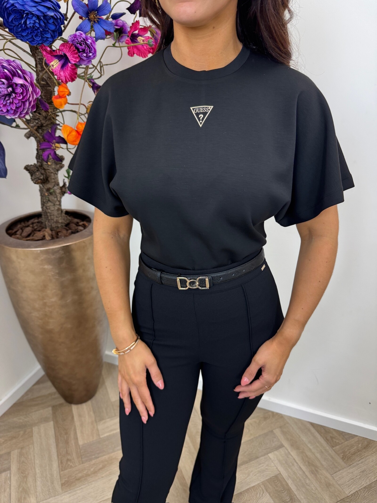 Guess T-shirt Morgana Black Guess 1322