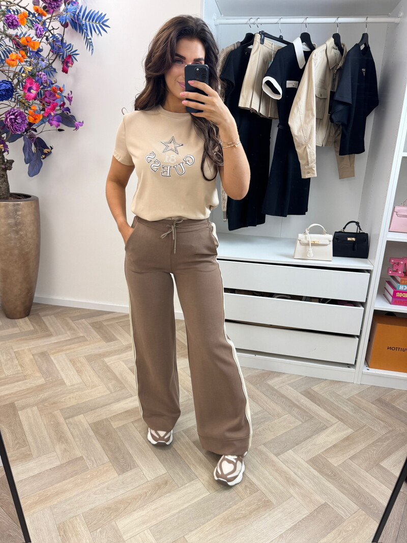 T-shirt Elettra Taupe Guess 1324