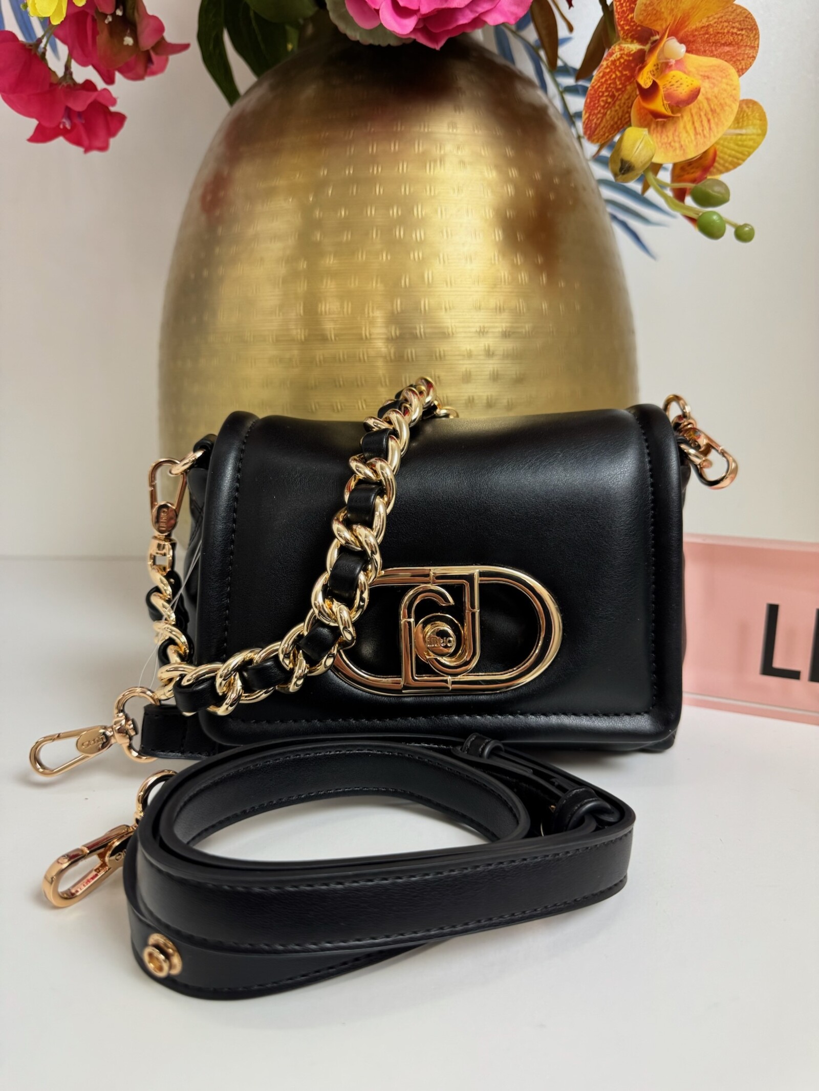 Liu-Jo Bag Lapuffy Small Black Liu Jo 1981
