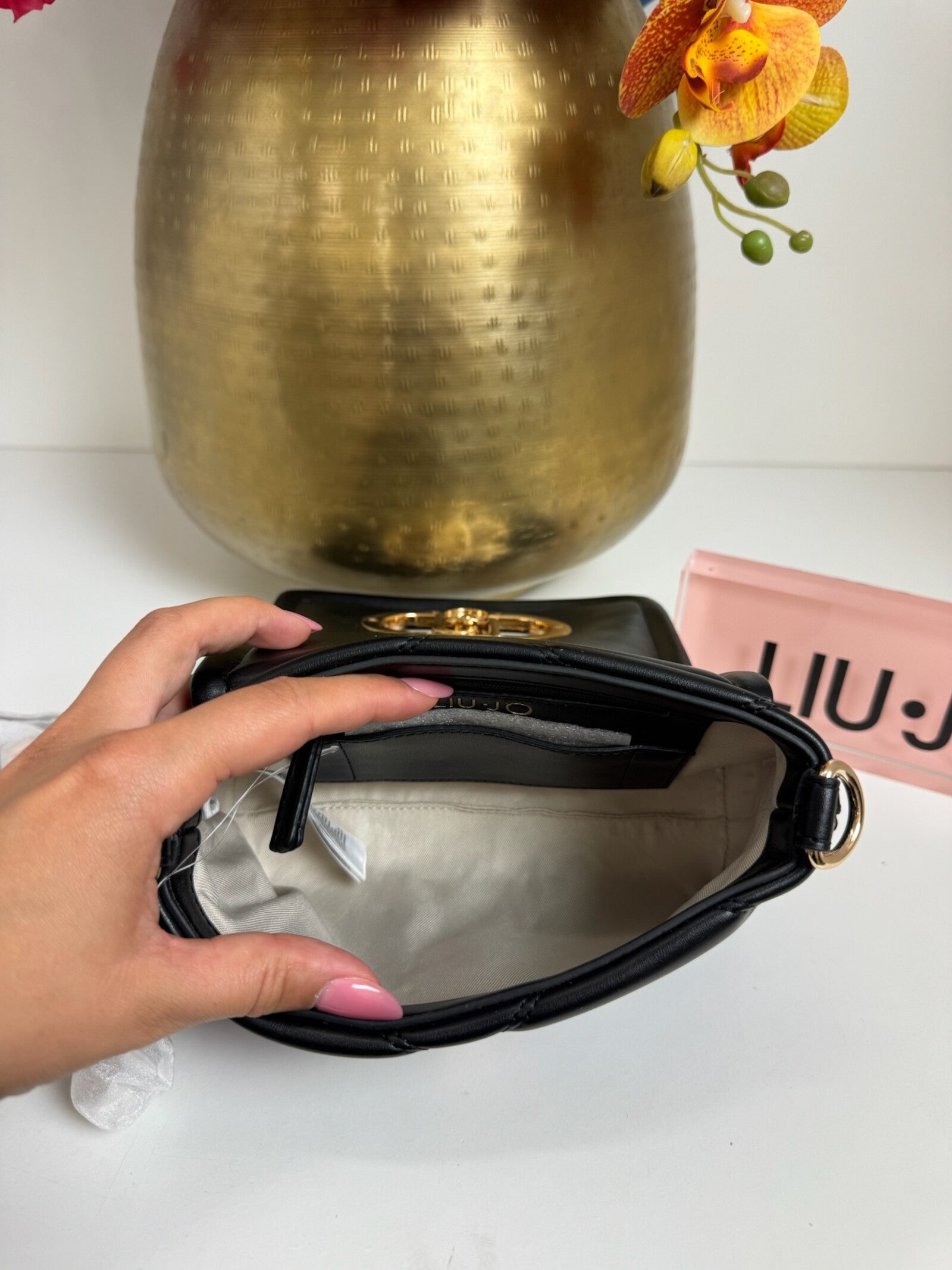 Liu-Jo Bag Lapuffy Small Black Liu Jo 1981