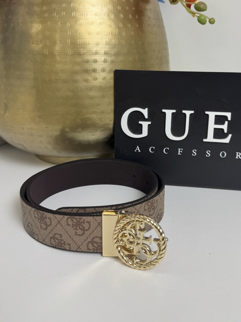 2 In 1 Belt Latte Logo/Choco Guess 1366