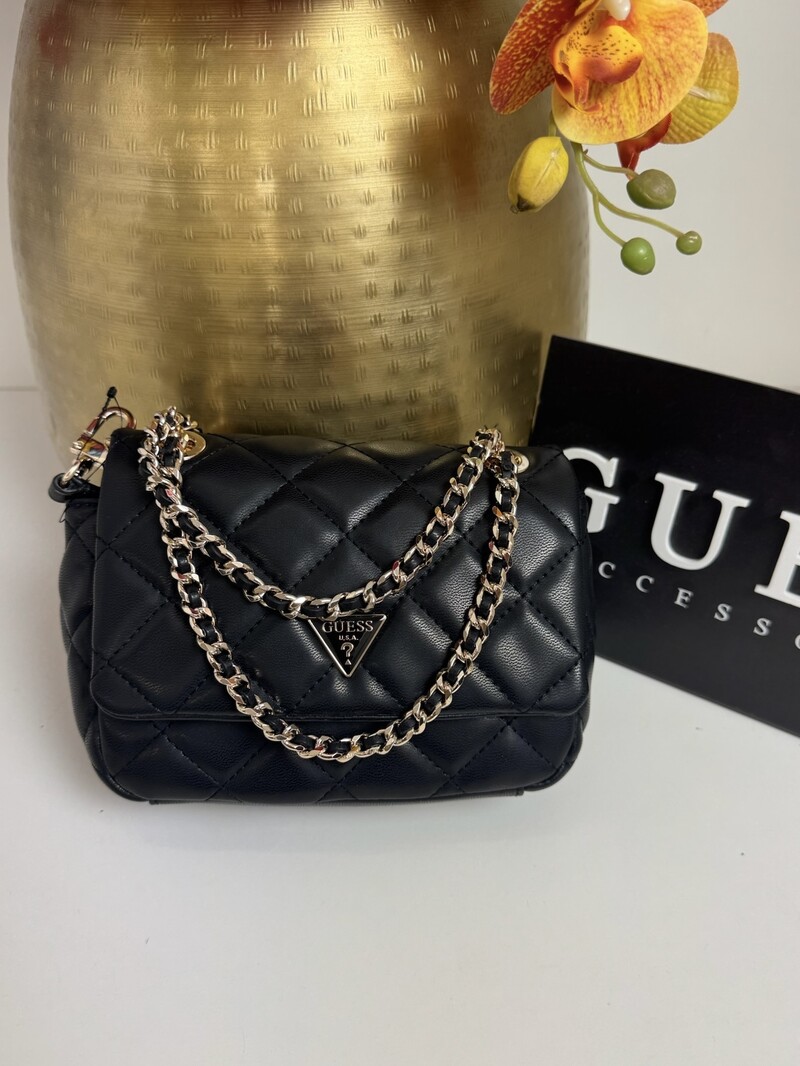 Flap bag Juliet Black Guess 1358