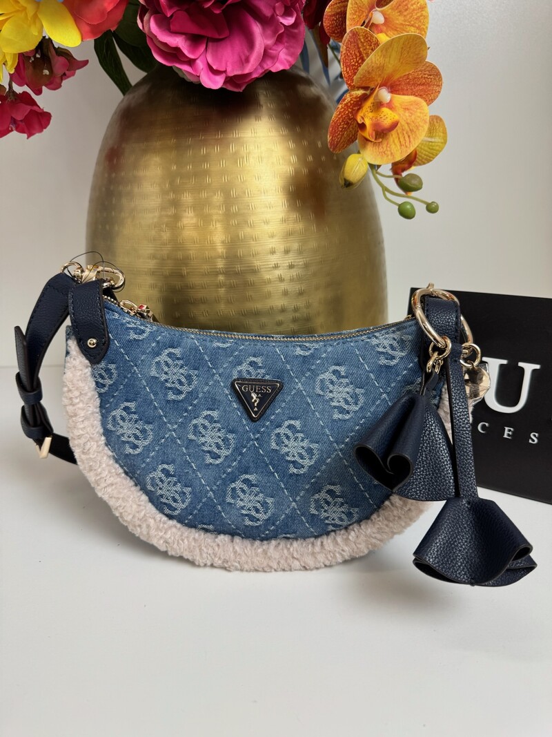 Shoulder Bag Denim Katie Guess 1357
