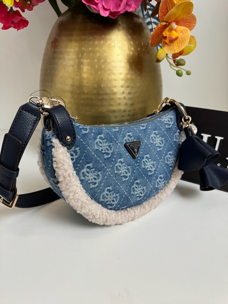 Shoulder Bag Denim Katie Guess 1357