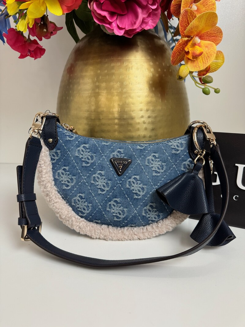 Shoulder Bag Denim Katie Guess 1357