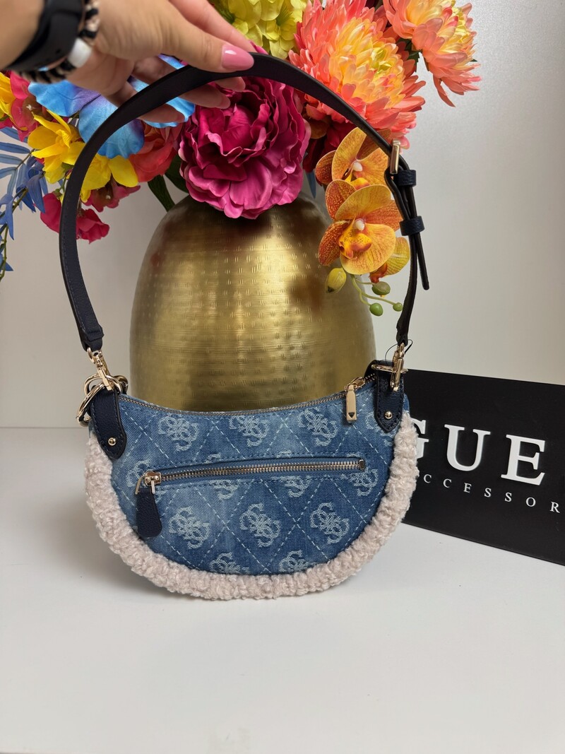 Shoulder Bag Denim Katie Guess 1357