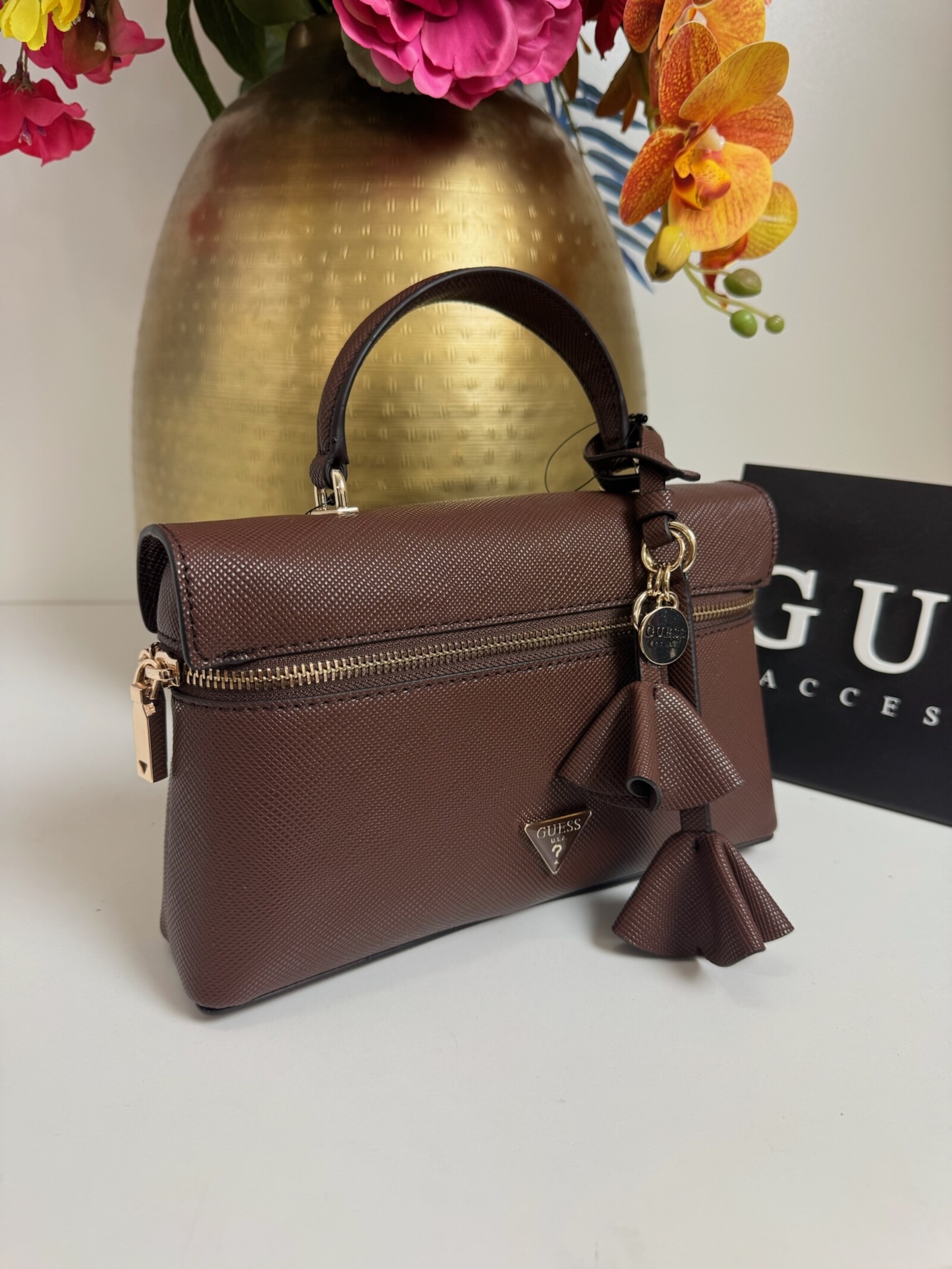 Guess Crossbody Bag Danielle Choco Guess 1359
