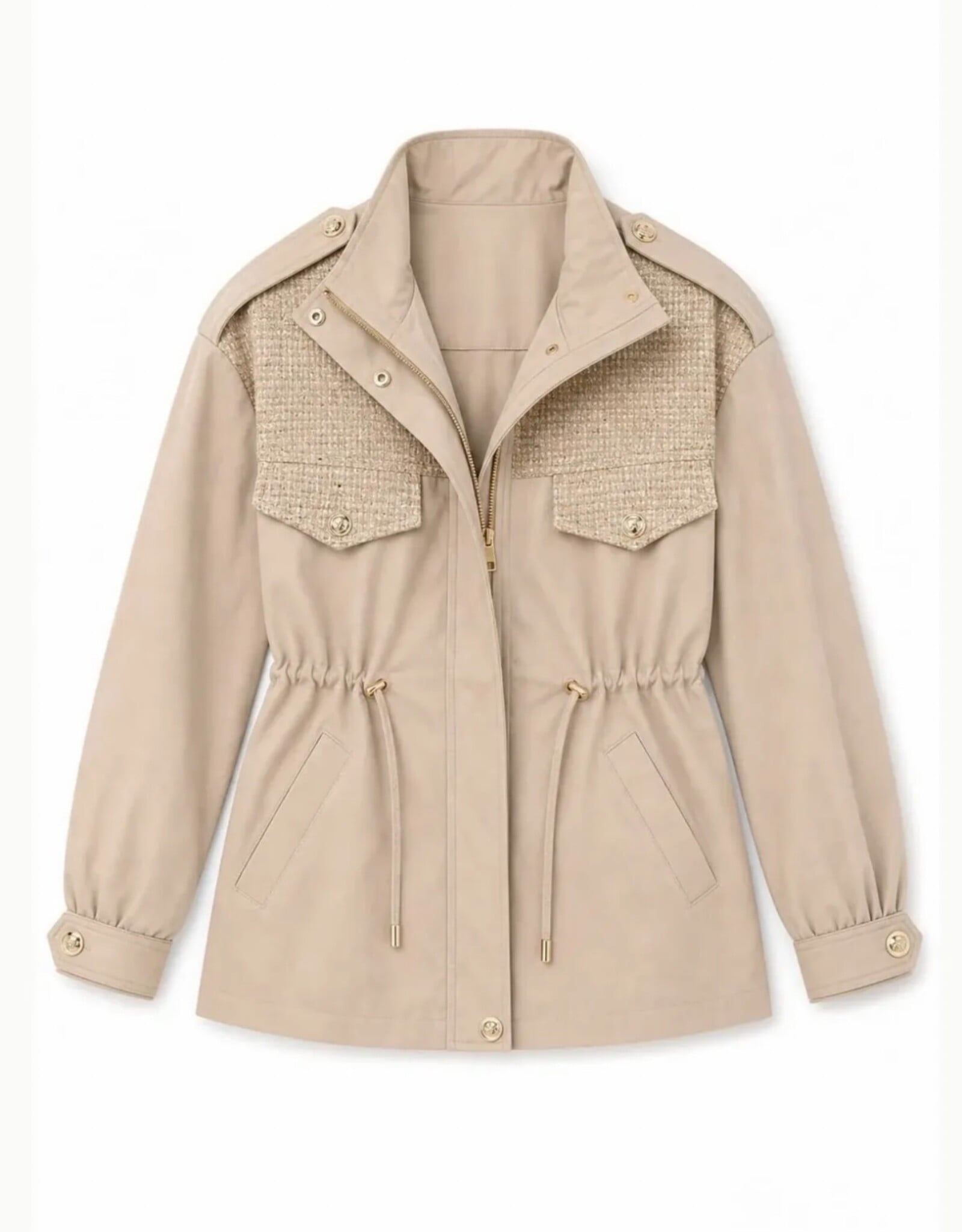 Luxury jacket Channie S5665 Camel
