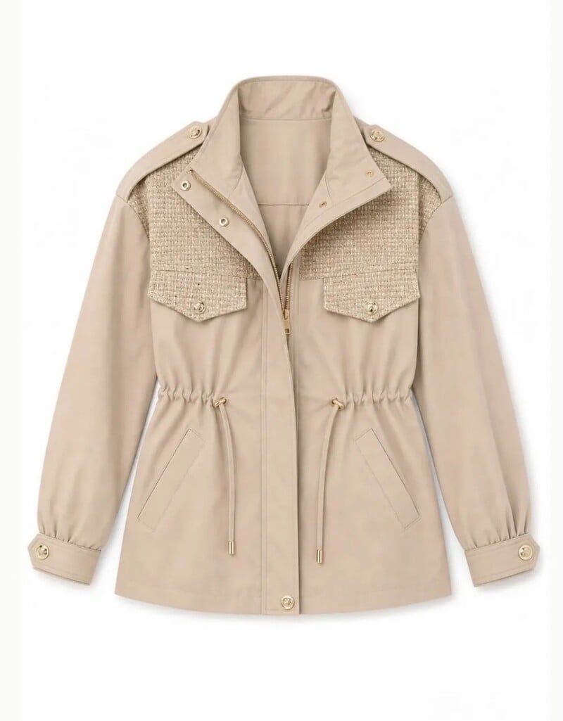 Luxury jacket Channie S5665 Camel