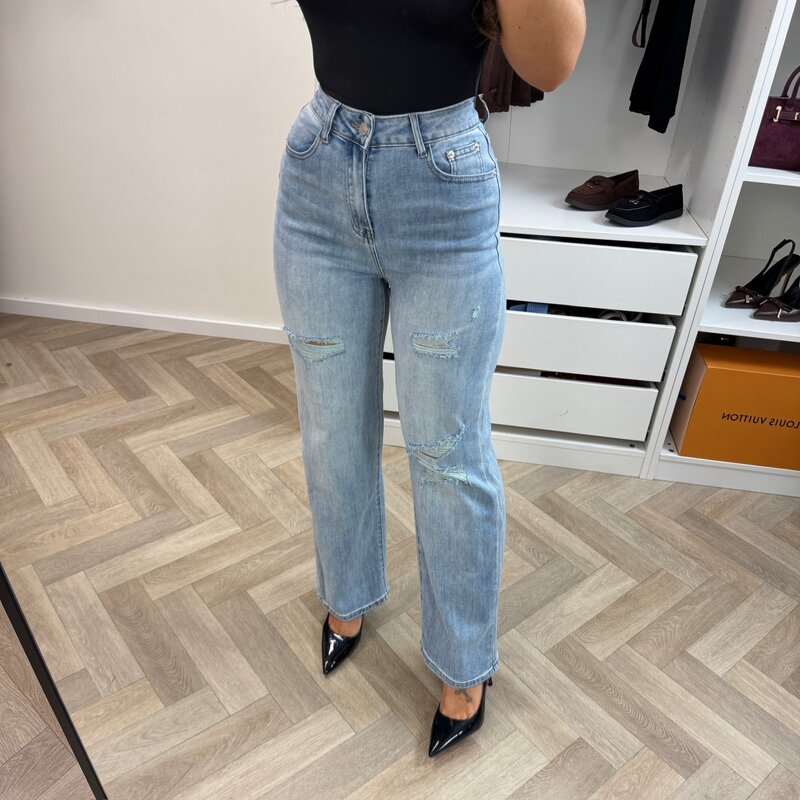 jeans Ripped Straight Monday LW-651
