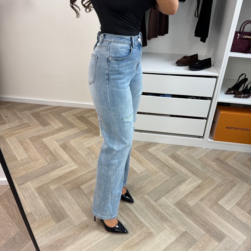 jeans Ripped Straight Monday LW-651