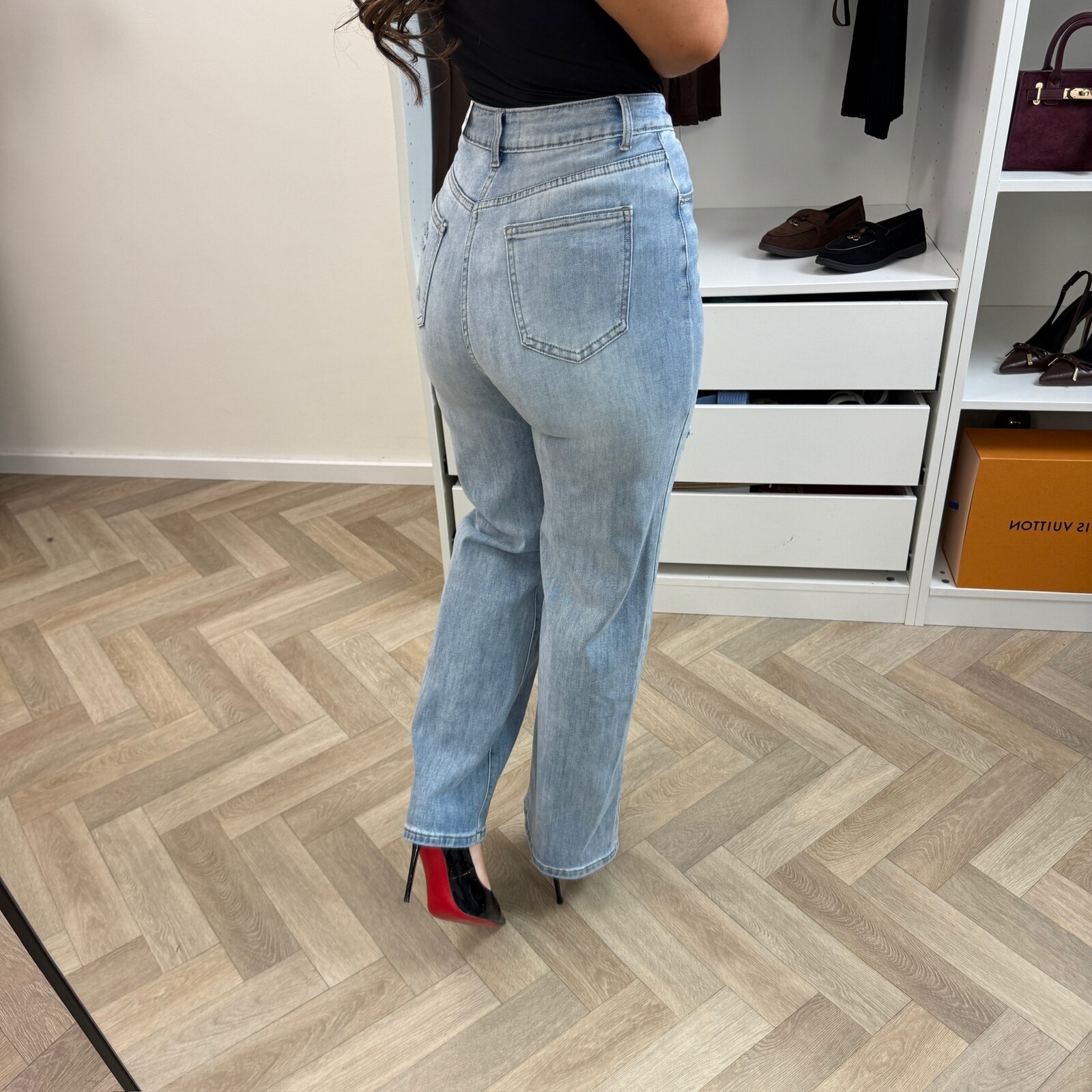 jeans Ripped Straight Monday LW-651