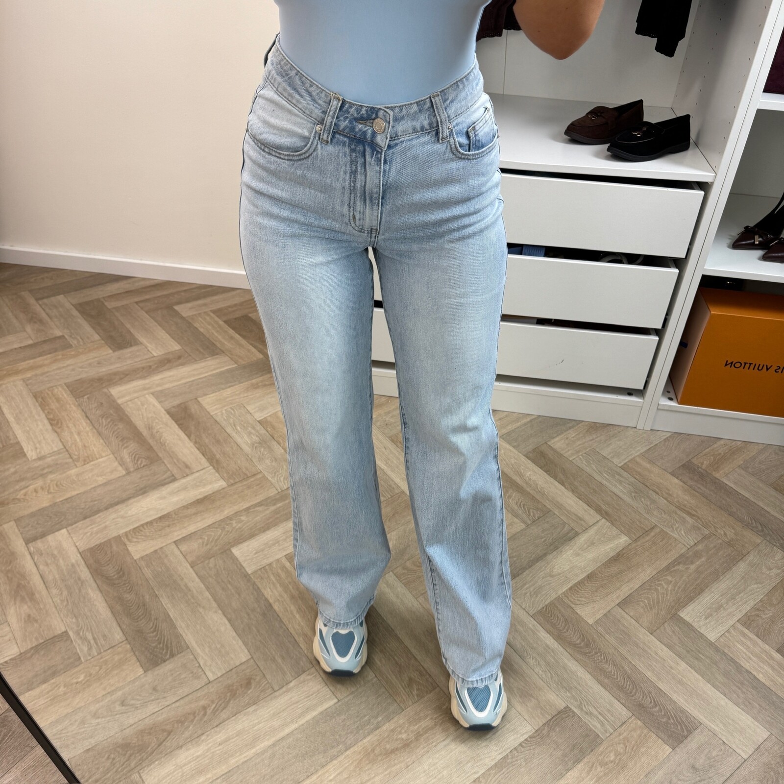 Wide Leg Jeans Laulia Light Denim Y3393-2