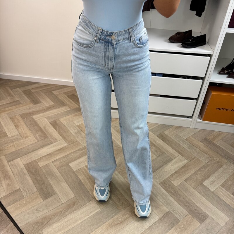 Wide Leg Jeans Laulia Light Denim Y3393-2