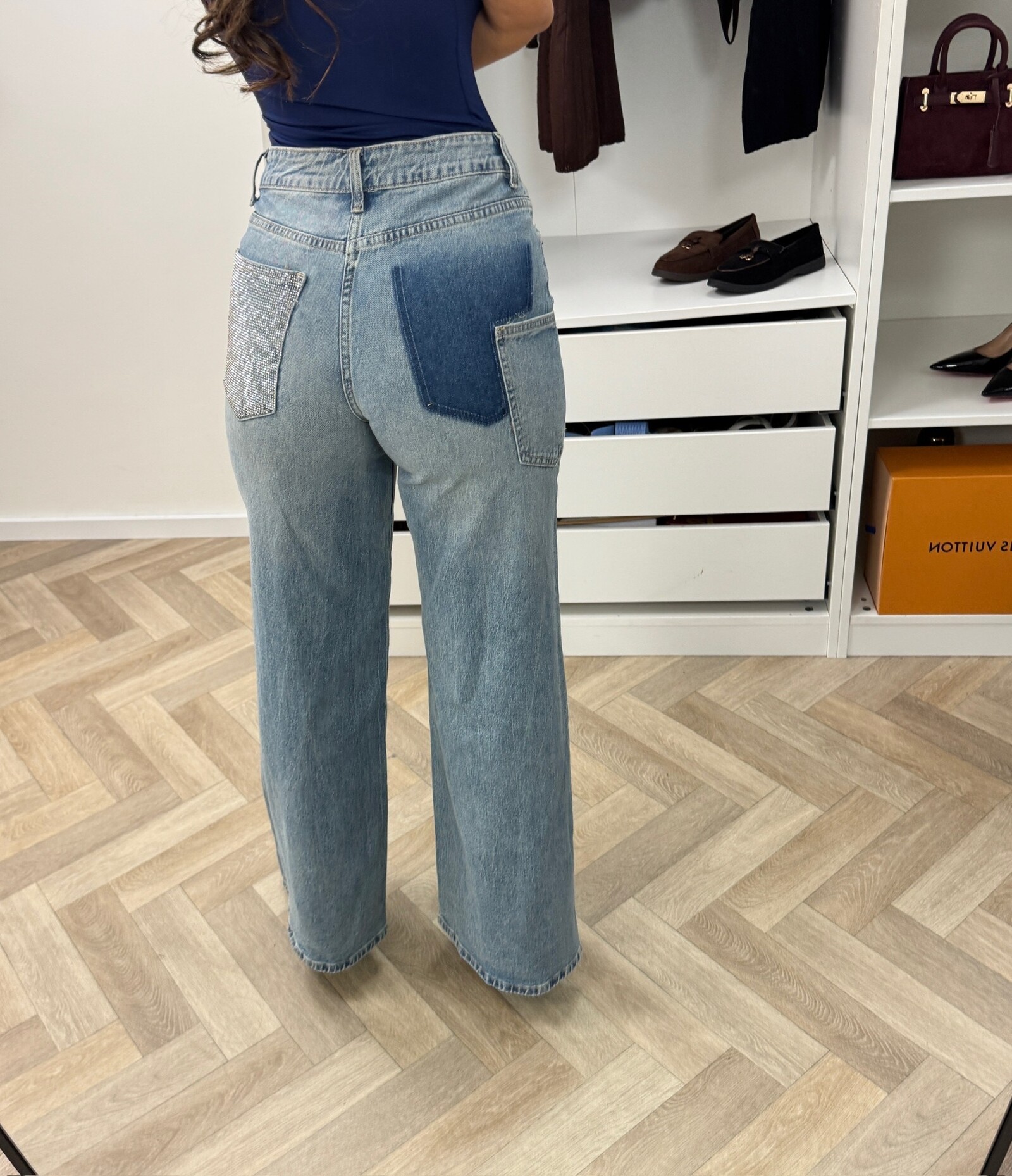 Jeans Diamonds Pocket Marivy MG-1215