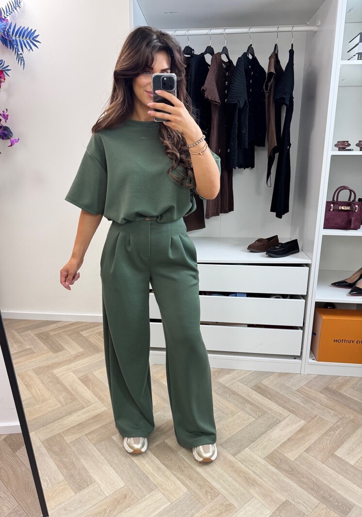 Joggings Set Donna New  Army