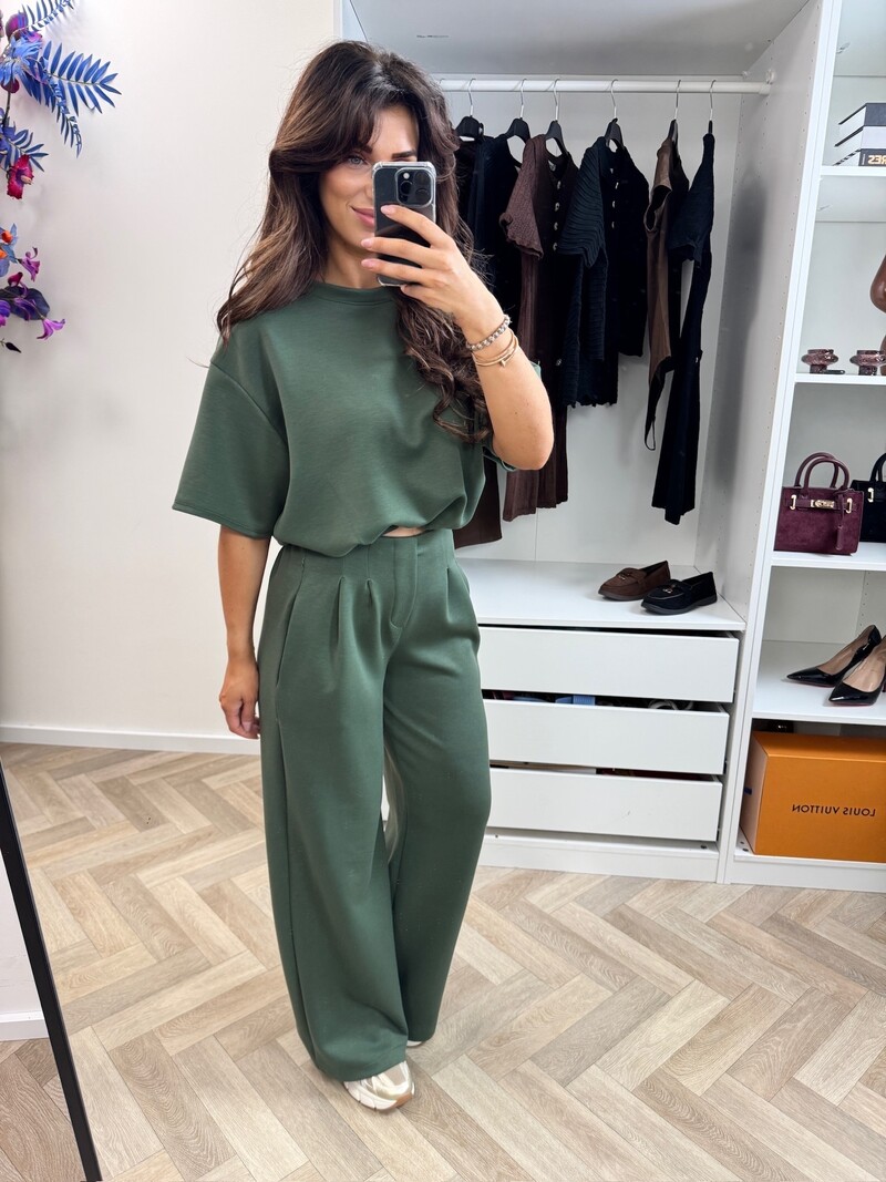 Joggings Set Donna New  Army