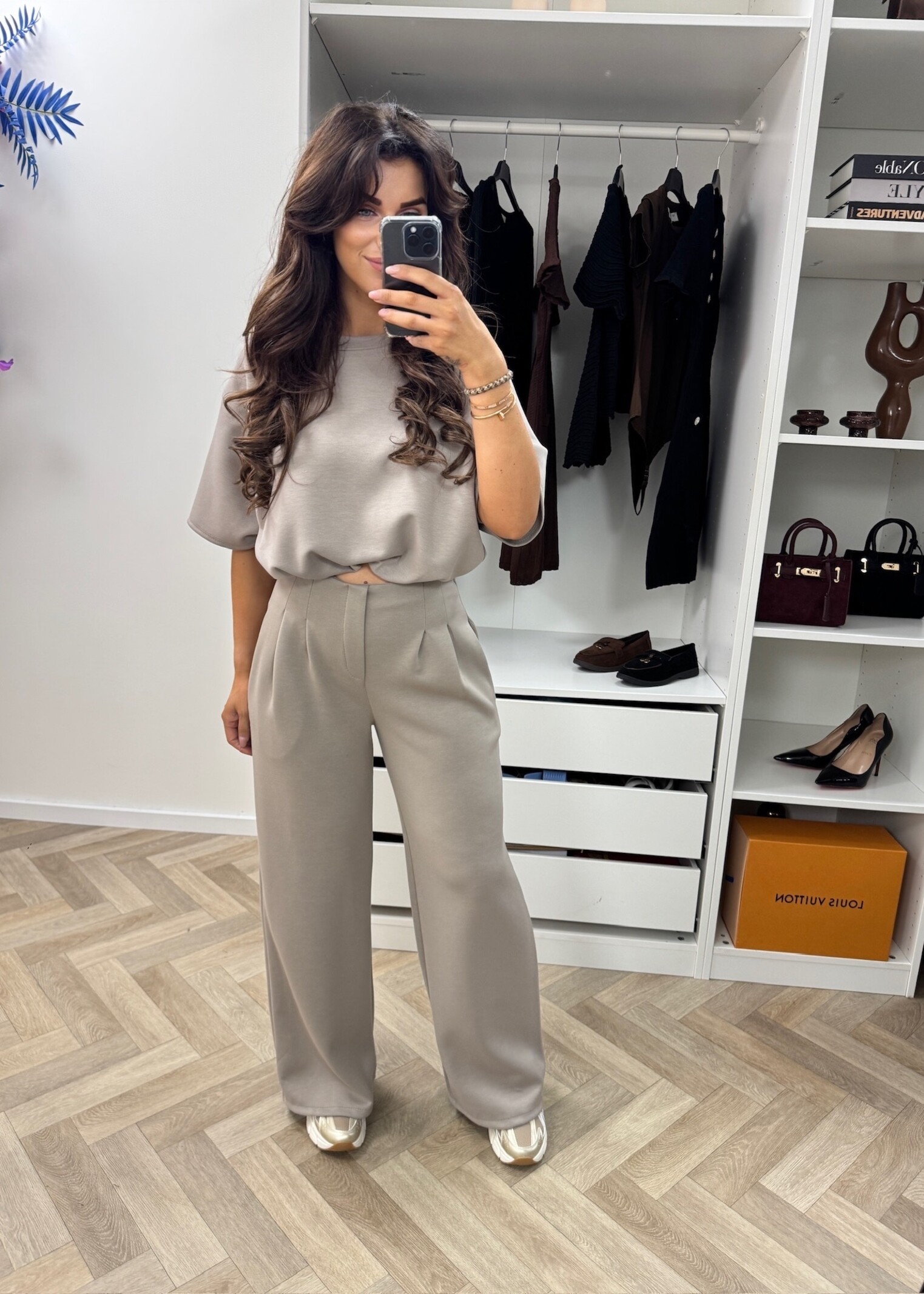 Joggings Set Donna New  Taupe