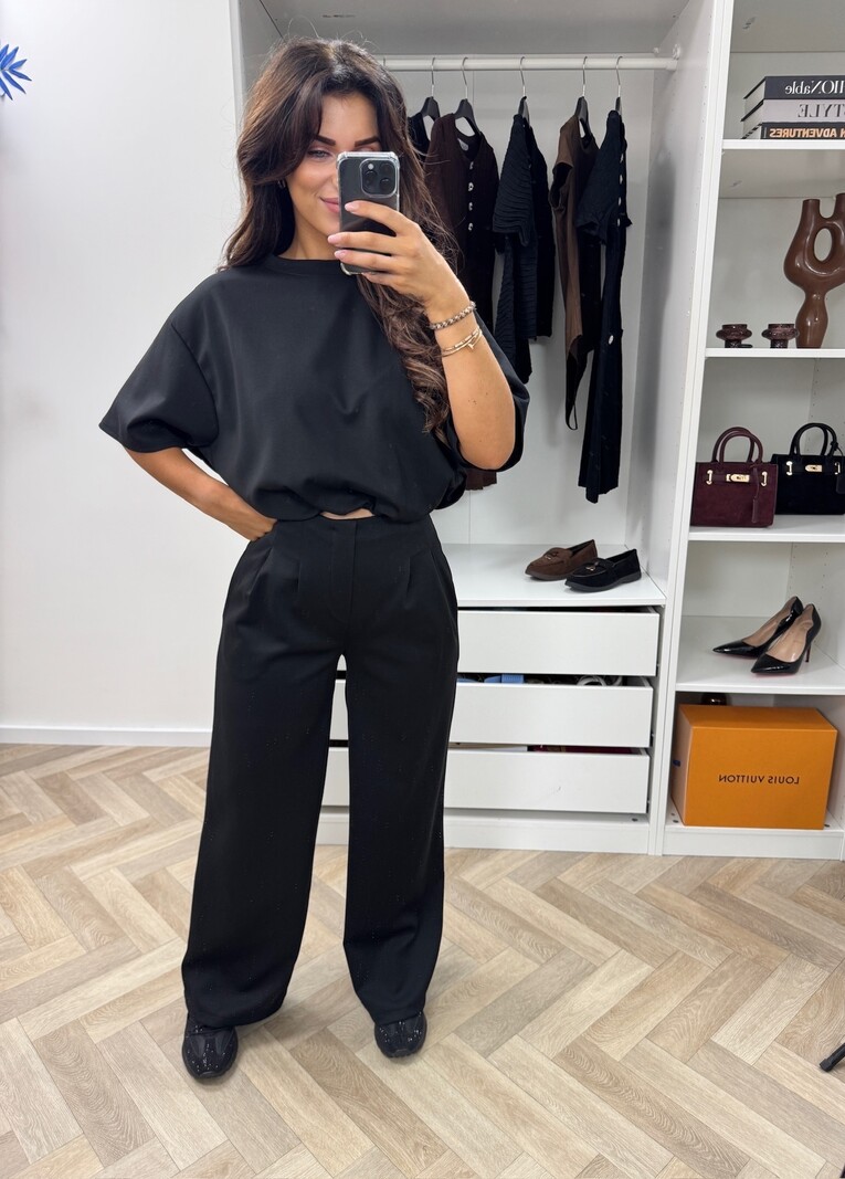 Joggings Set Donna New Black