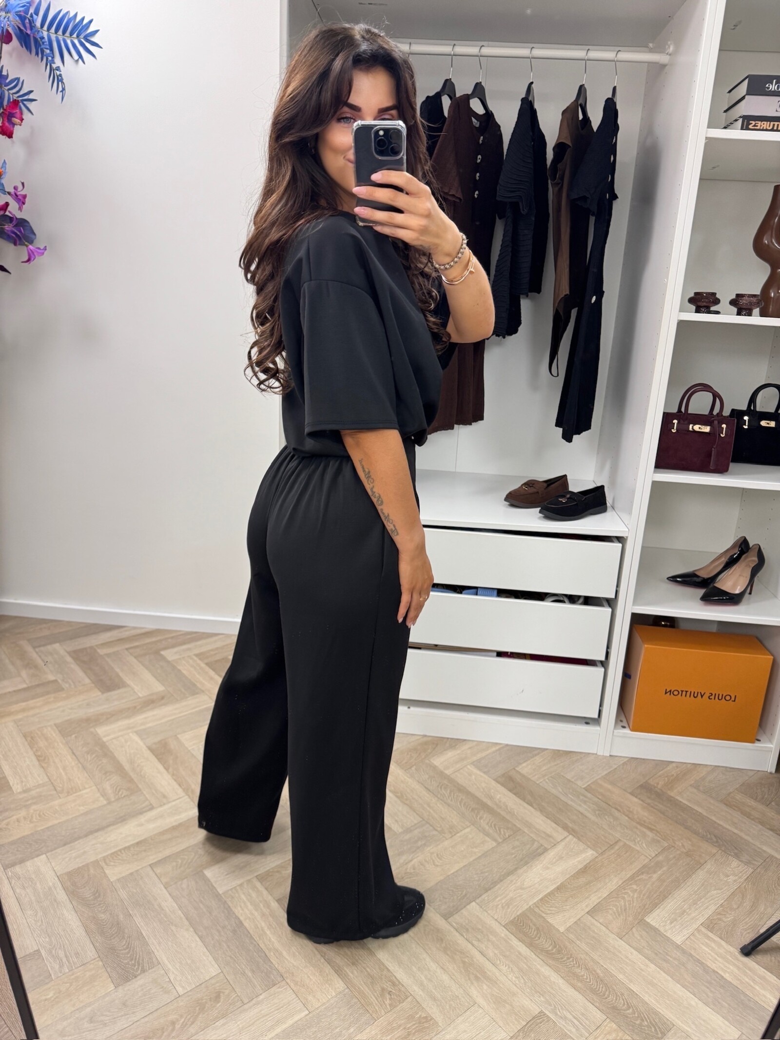 Joggings Set Donna New Black
