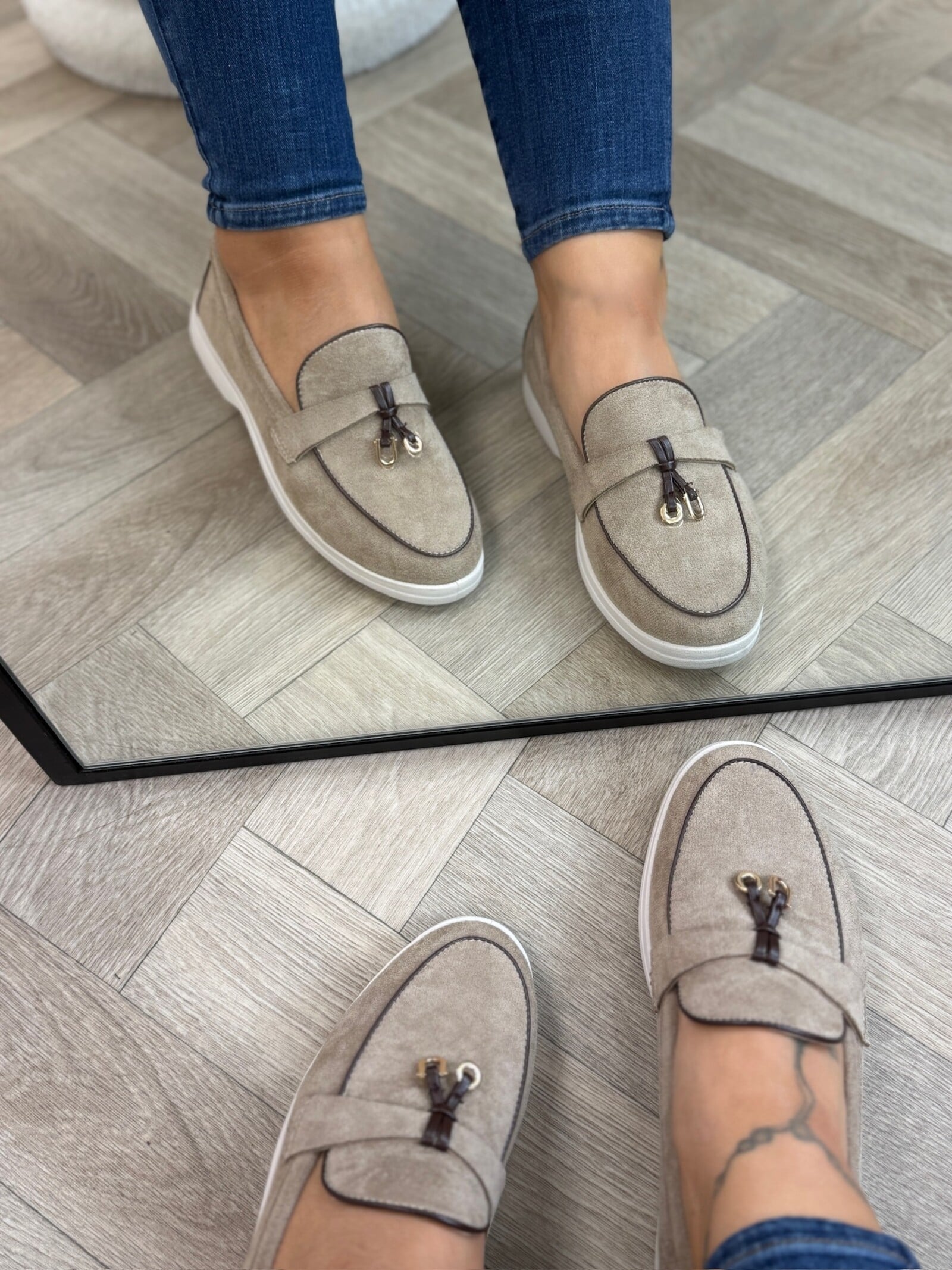 Classic Loafers BS-78 Taupe