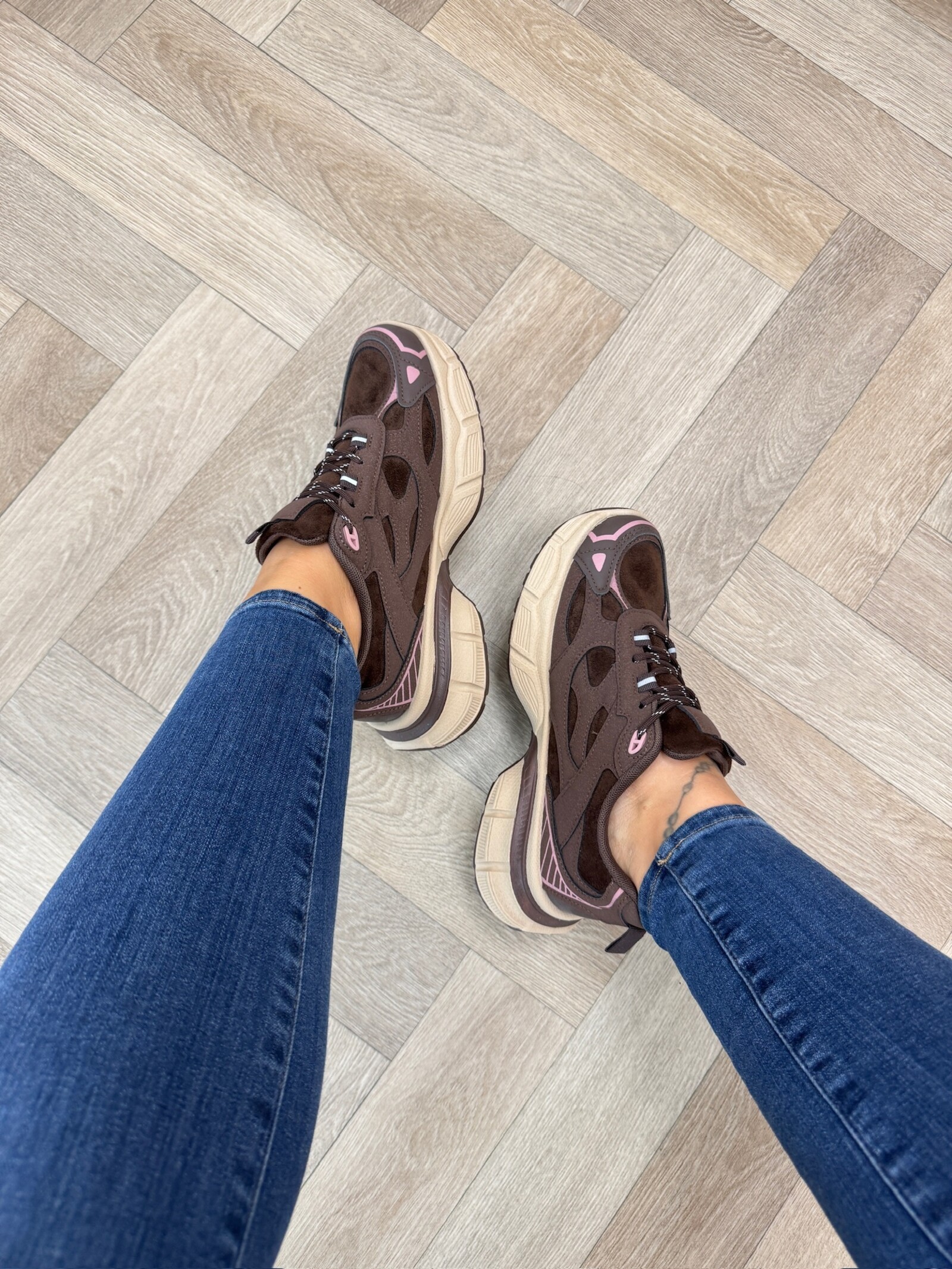 Sneakers Rona BK-2511 Brown