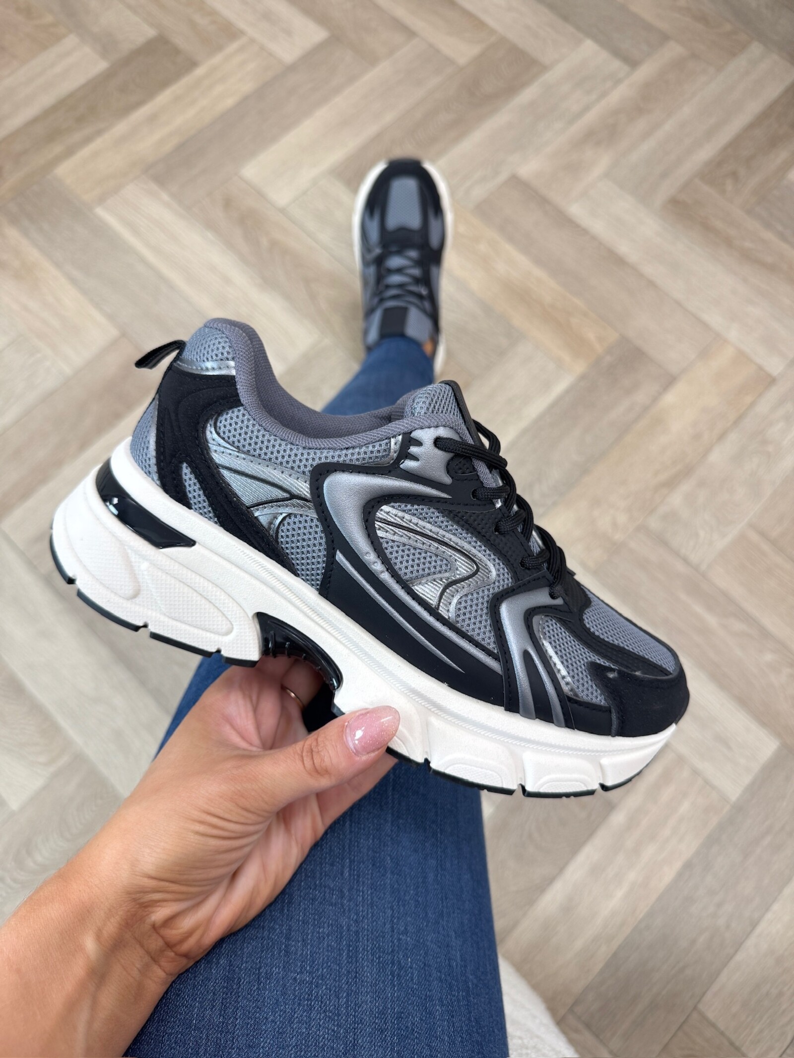 Sneakers Luckie 8-251 Black Blue