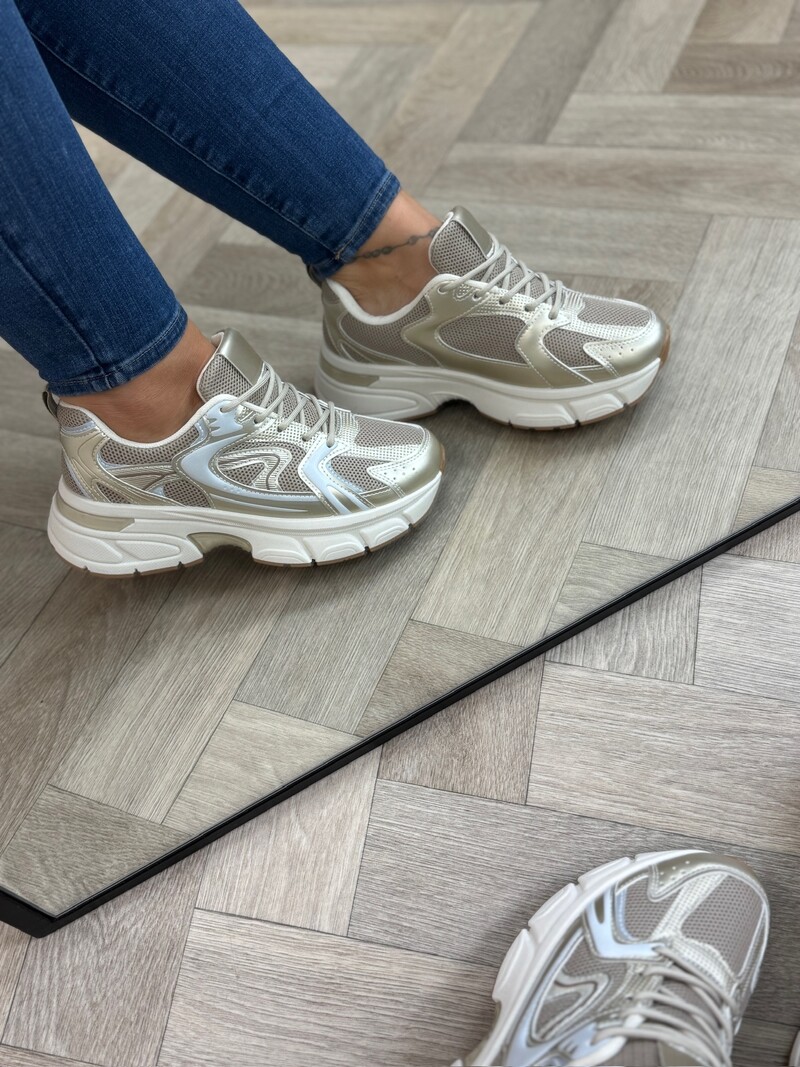 Sneakers Luckie 8-1251 Gold