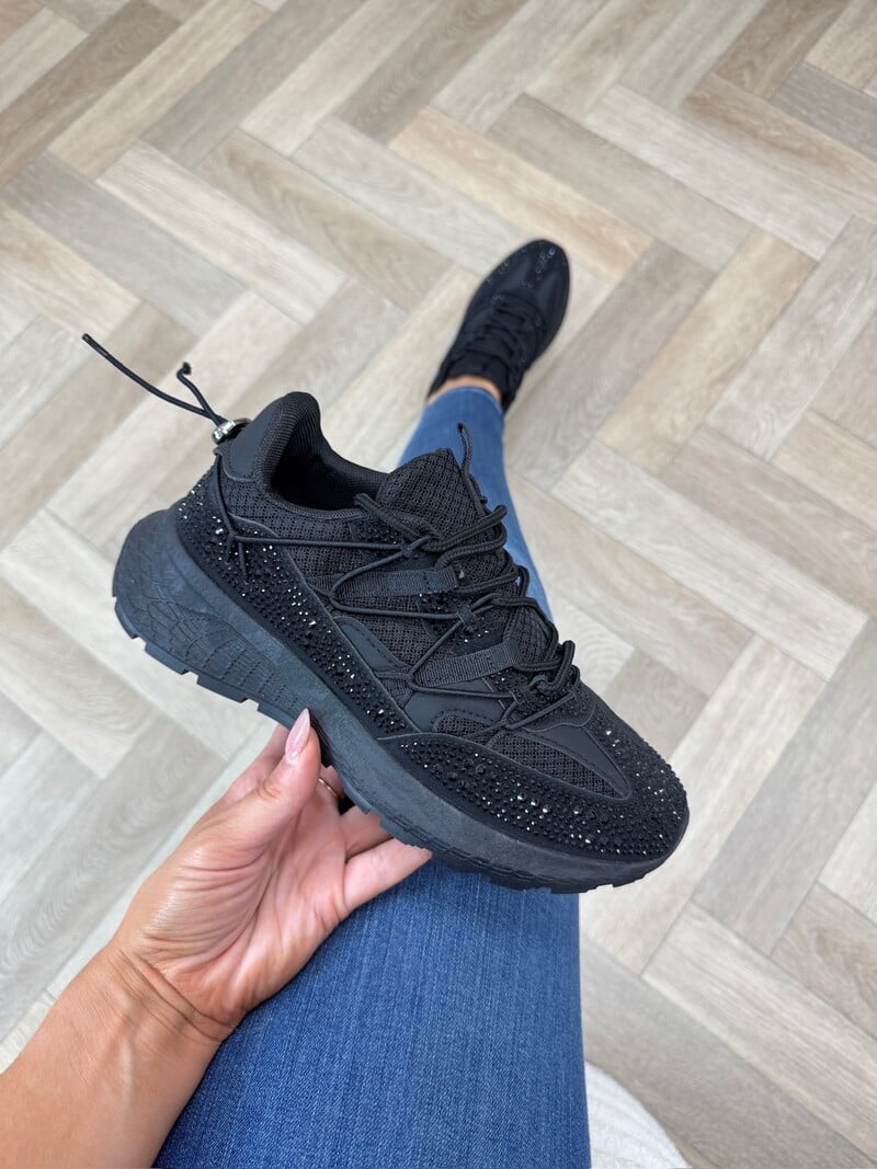 Sneakers Diamonds Steffie 88-132 Black
