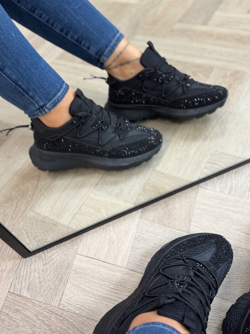 Sneakers Diamonds Steffie 88-132 Black