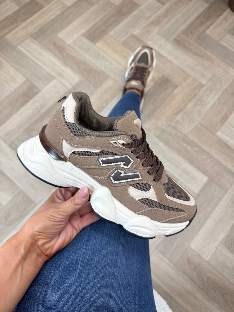 Sneakers N Logo 24071 Khaki