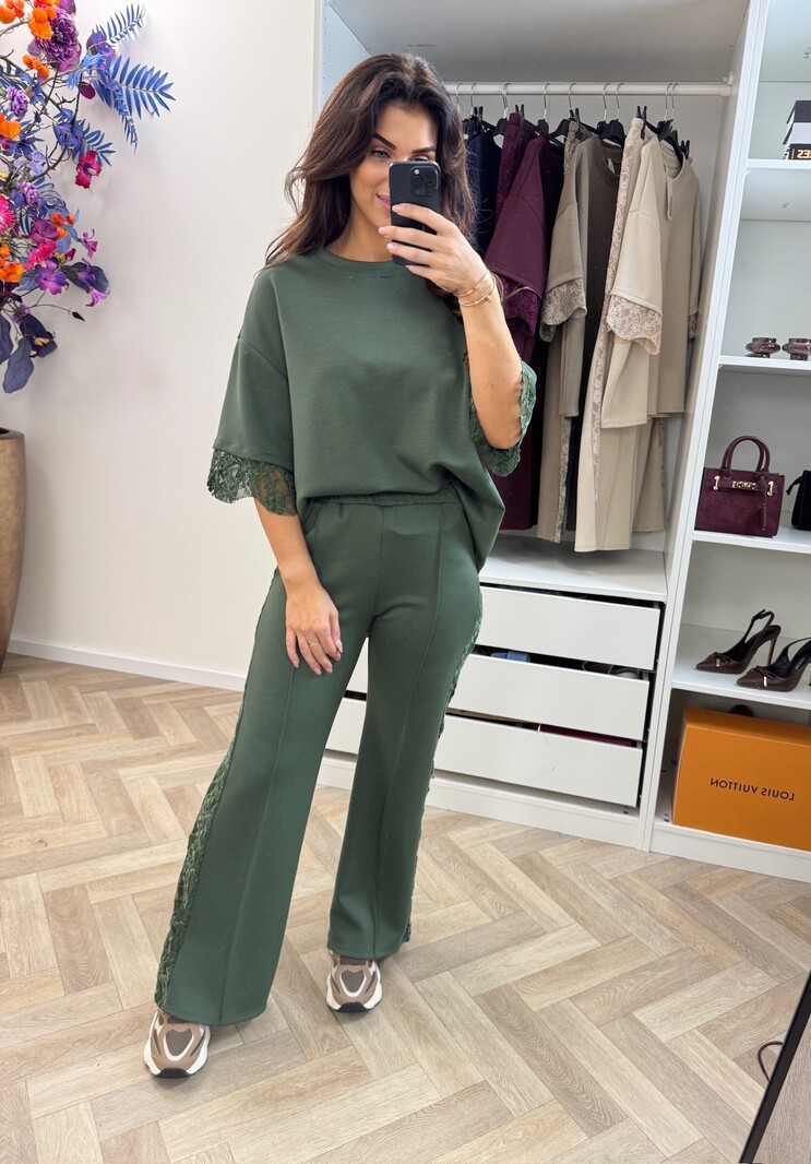 Joggingspak Lace Army