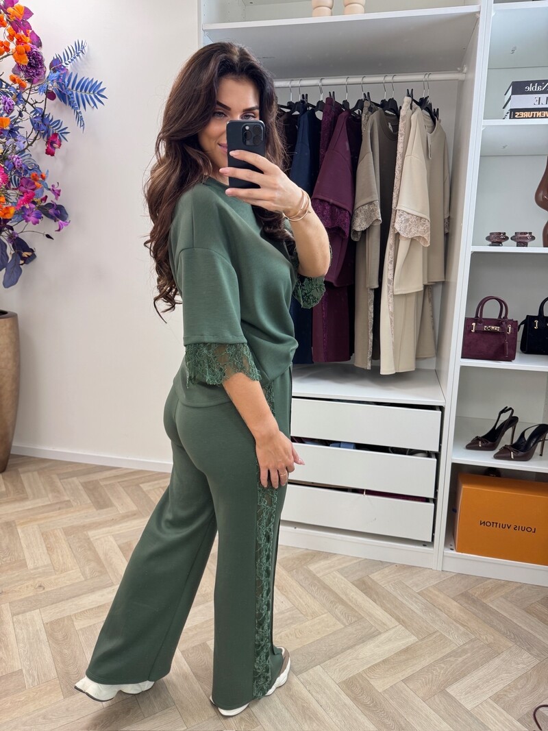 Joggingspak Lace Army