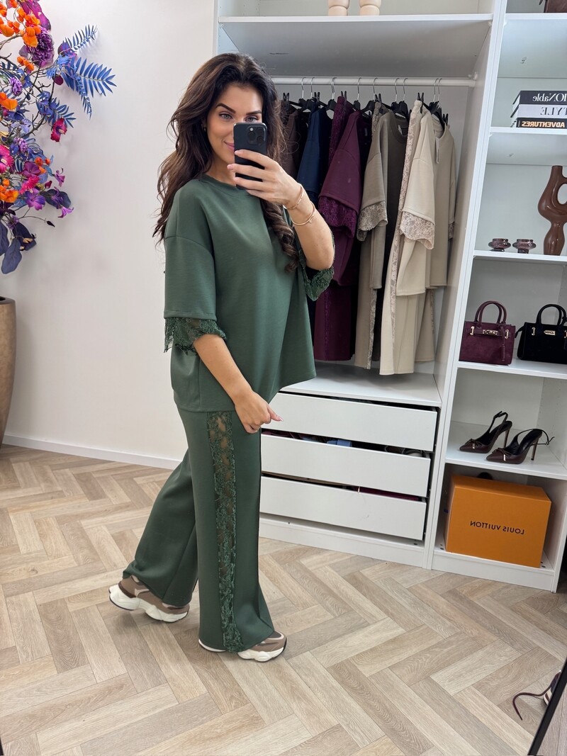 Joggingspak Lace Army
