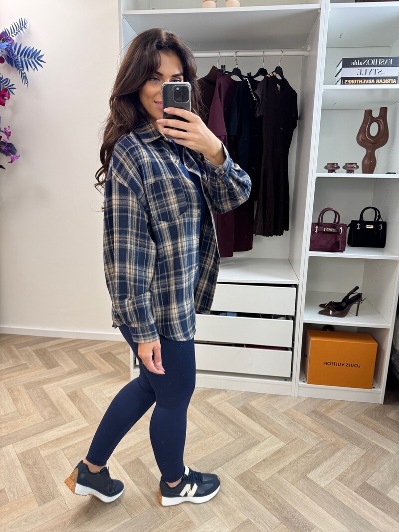 Blouse Ruit Basic R2787 Navy