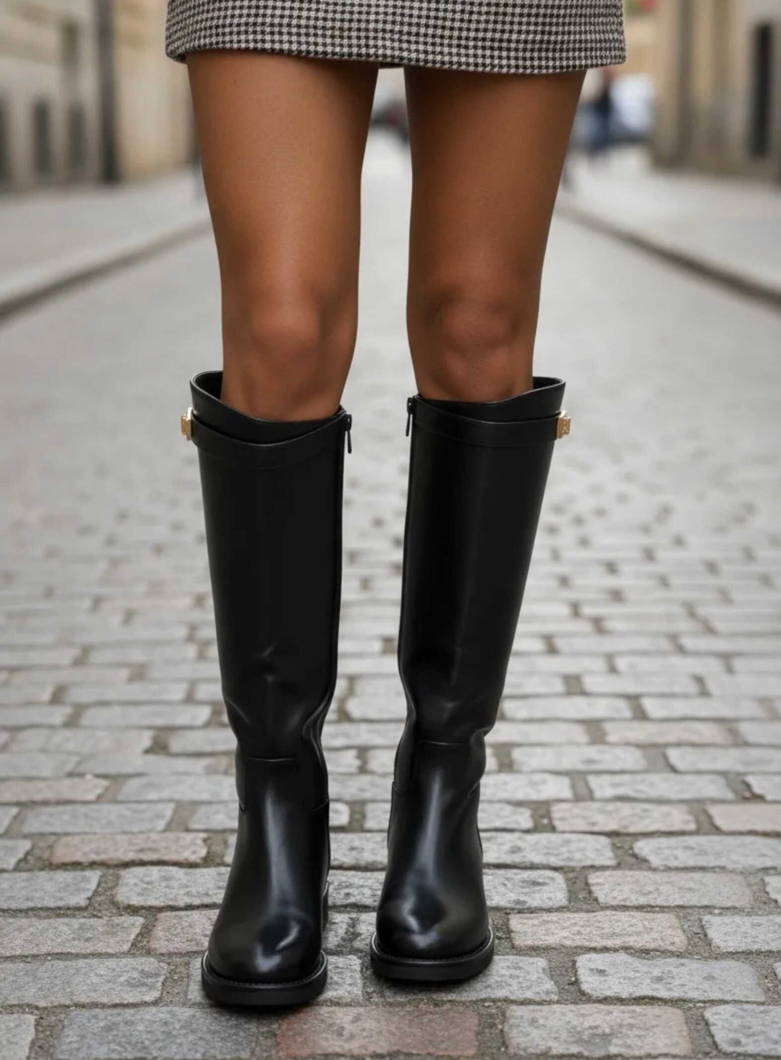 Leder Boots Kelsy YT036 Black